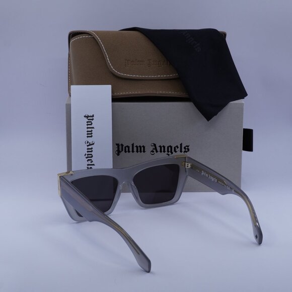 Palm Angels PERI099 HOLLYWOOD 0907 Cat Eye Sunglasses - Grey/Dark Grey - Picture 7 of 11